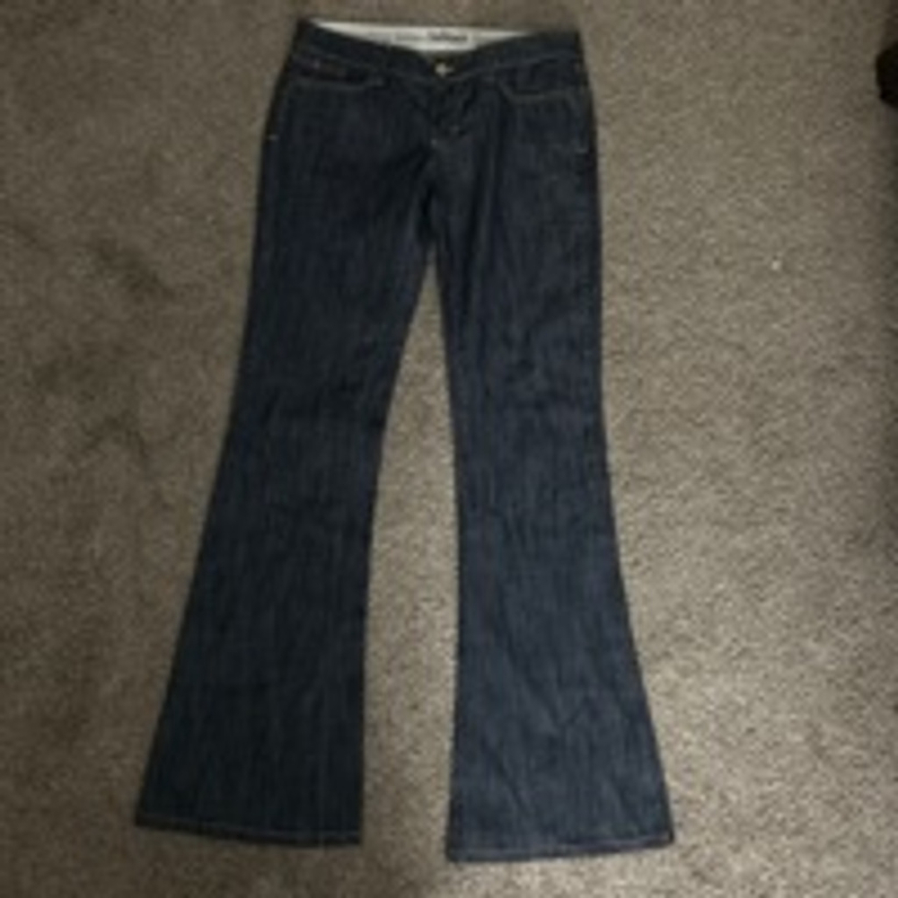 Women's Your Indies Image Jeans Size L Blue Denim Flare Leg
#036 - Picture 2 of 7